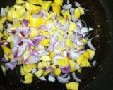 A picture of step 1 of Onion Mango Chutney.