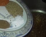 A picture of step 3 of Anday choly ka salan.