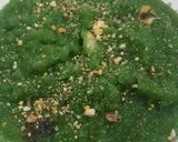 A picture of step 5 of Sooji ka green halwa 😋😋😋👍.