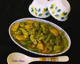 A picture of step 6 of Ridge Gourd (Jhinge)Aloo sabji.