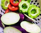 Hình bước làm 1 của món Cá Thác Lác Nhồi Rau Thập Cẩm Chiên