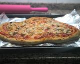 Foto del paso 10 de la receta Pizza casera San Valentín (pollo, pimientos y cebolla)