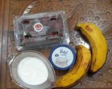 Foto langkah ke 1 dari resep Smoothies Stroberi Pisang.