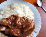 A picture of step 4 of Sweet potato curry #author marathon.