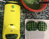 Foto del paso 3 de la receta: Waffles de espinaca