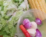 Foto langkah ke 1 dari resep Tumis Sawi Putih Jagung Telur.