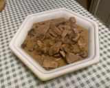 Une image de l'étape 22 de Sauté de veau aux champignons bruns.