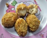 Foto langkah ke 8 dari resep Nugget Homemade Anak isi Ayam Udang Keju Mozarella.