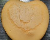 A picture of step 6 of Azadi Heart Cake💚.