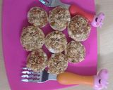 A picture of step 4 of Paneer stuffed mushrooms.