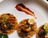 A picture of step 14 of Grilled Carom seed Paratha With Eggplants masala(tacos).