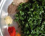A picture of step 3 of Methi Thepla.