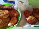Torrejas de yuca fritas
