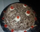 A picture of step 9 of Eggless chocolate cake#baking contest.