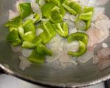 A picture of step 2 of Chilli potato.