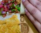 A picture of step 5 of Chicken fajita tortilla wrap (viral).