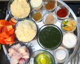 A picture of step 1 of Spinach Paneer Kofta.