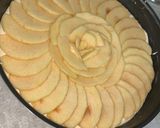 Une image de l'étape 3 de Gâteau aux pommes et frangipane.