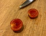 A picture of step 7 of Tomato snack.