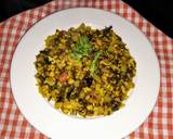Cauliflower leaves and lentil fry recipe step 2 photo