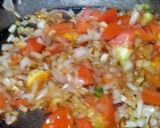 A picture of step 2 of Paneer bhurji masala.