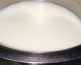 A picture of step 1 of Paneer pudding.
