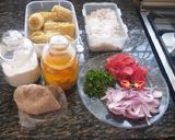 A picture of step 1 of Maize stew#ThemeChallenge.