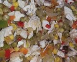 Foto del paso 2 de la receta: Tortilla de pollo y verduras