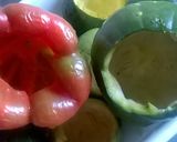 Foto del paso 4 de la receta: Zapallitos y Morrones Rellenos