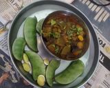 पावटा वांग भाजी (Pavta Vang Bhaji Recipe In Marathi) रेसिपी स्टेप 2 फोटो 