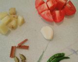 A picture of step 1 of Paneer Butter Masala.