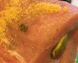 Foto del paso 1 de la receta: Peceto al horno sobre colchón de repollo mechado con Manzana y Morrón con Boniatos
