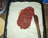 A picture of step 4 of Sausage, ham & pineapple pizza #author marathon.
