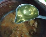 A picture of step 6 of Palak Gosht.