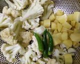 A picture of step 1 of Aloo Gobhi Samosa.