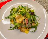 Фото кроку 4 до Салат 🥗 з червоною рибою та креветками.