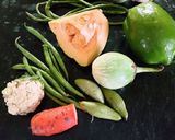 A picture of step 1 of Aviyal Sadya/Curry.