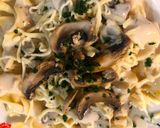 Sajtkrémes gomba, pirított champignonnal és petrezselyemmel recept fázis 2 fotója
