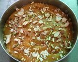 A picture of step 7 of Besan Halwa.