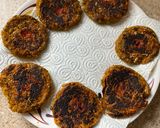 A picture of step 4 of Vegetable oats pancakeHealthy breakfast.
