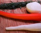 Tárkonyos karalábéleves húsgombóccal recept fázis 1 fotója