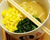 A picture of step 1 of Miso ramen.