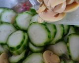 Gambar langkah 3 resipi Petola Tumis Air.
