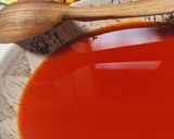 Zelleres paradicsomleves, sajtos, kukoricatallérokkal (vegán) recept fázis 7 fotója