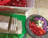 Foto langkah ke 1 dari resep Tempe penyet pedas.