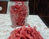 Foto langkah ke 3 dari resep Stik buah naga.