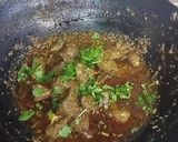 A picture of step 10 of Masala kaleji recipe 😋.