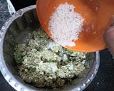 A picture of step 8 of Hara Chana Kebab.