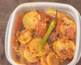 A picture of step 5 of Gajer Mouli or Hari Mirch ka Achar.