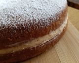 Foto del paso 12 de la receta Bizcocho (de anís y naranja) con harina de garbanzos relleno de crema pastelera